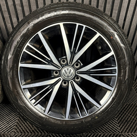 16'' VW Golf Mk7 Linas Mk8 Mk6 Alloy Wheels Tyres Alloys 5G0601025CD Genuine