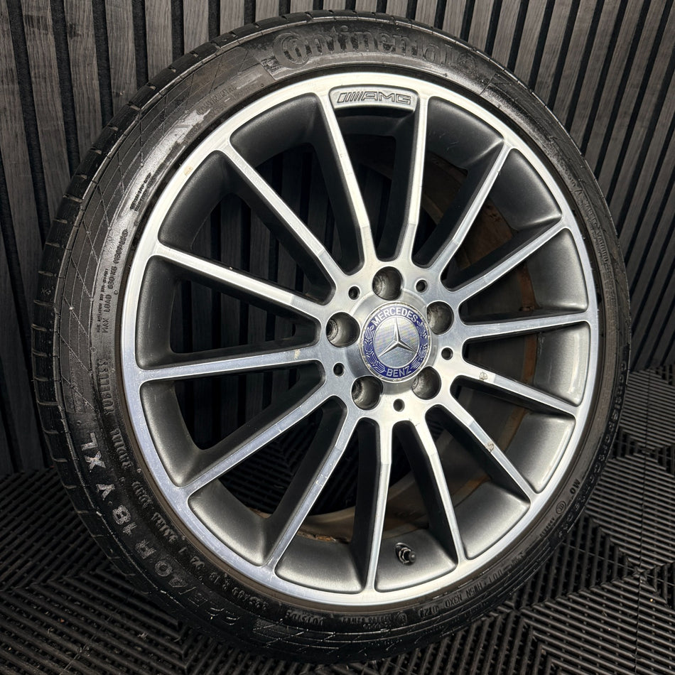 1X 18'' Amg Mercedes A Class Cla Multispoke Alloy Wheel A1764010200 W176 Genuine