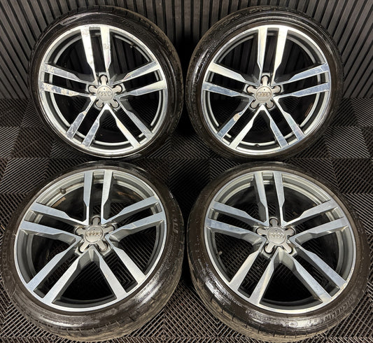 19'' GENUINE AUDI TT S LINE MK3 MK2 ALLOY WHEELS ALLOYS TYRES 8S0601025F