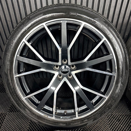 22'' Audi SQ8 Q8 S Line Black RS Alloy Wheels Tyres 4M8601025Q Genuine