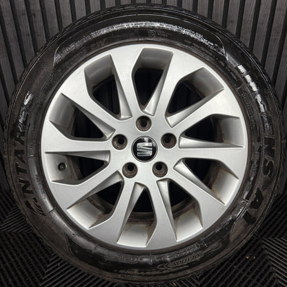 1X 16'' GENUINE SEAT LEON MK3 ALLOY WHEEL TYRE SPARE SINGLE 5F0601025A