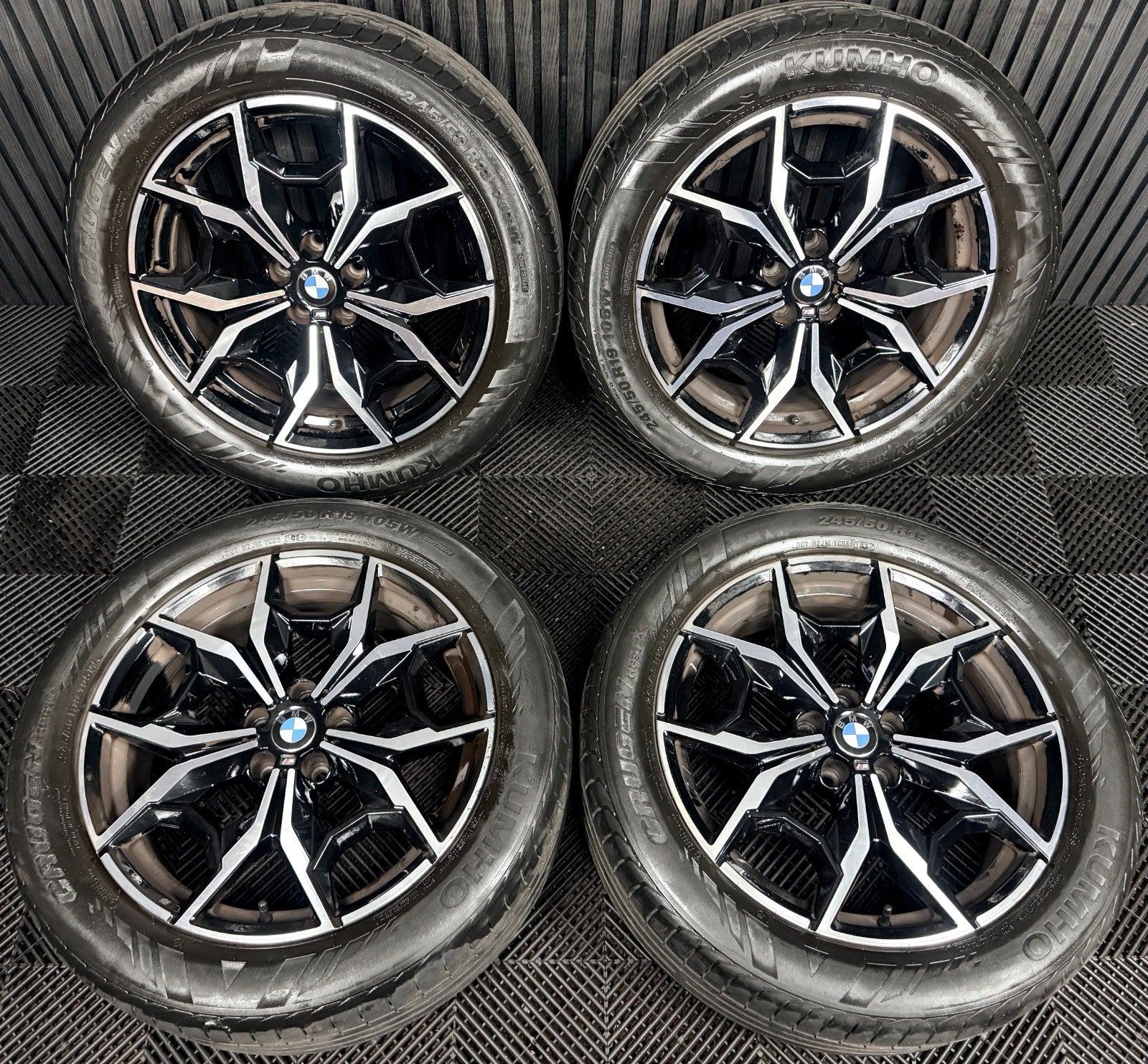 19'' Bmw X3 X4 G01 G02 887 M Sport Alloy Wheels Tyres Alloys 7916263 Genuine