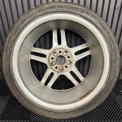 1X 18'' GENUINE AMG MERCEDES A B CLASS CLA GREY DC ALLOY WHEEL TYRE A1764010700