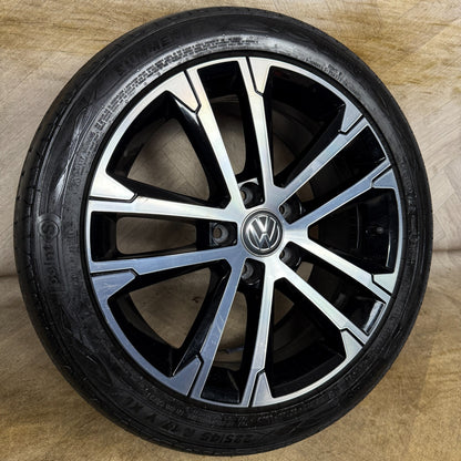 1X 17'' GENUINE VW GOLF GT SINGAPORE GTD GTI MK7 ALLOY WHEEL TYRE 5G0601025AK