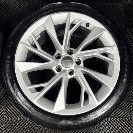 18" Audi A5 Silver Multispoke Alloy Wheels Alloys Tyres 8W0601025FM Genuine