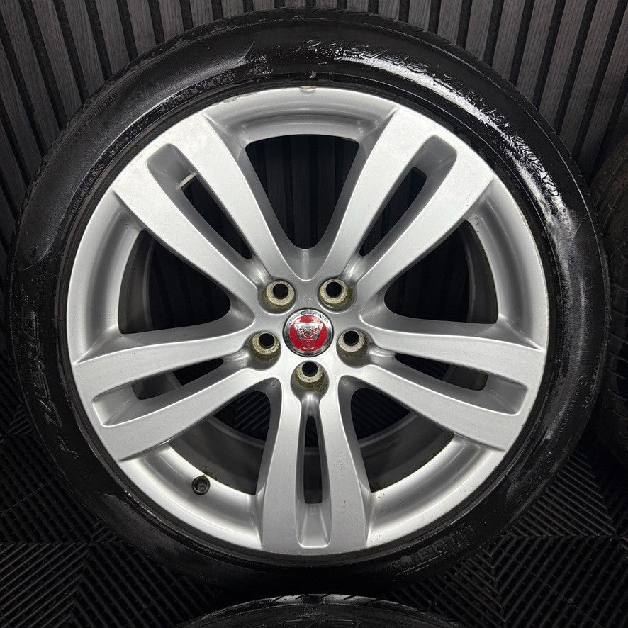19'' GENUINE JAGUAR XK TOBA X351 ALLOY WHEELS TYRES BW9M-1007-JB KA