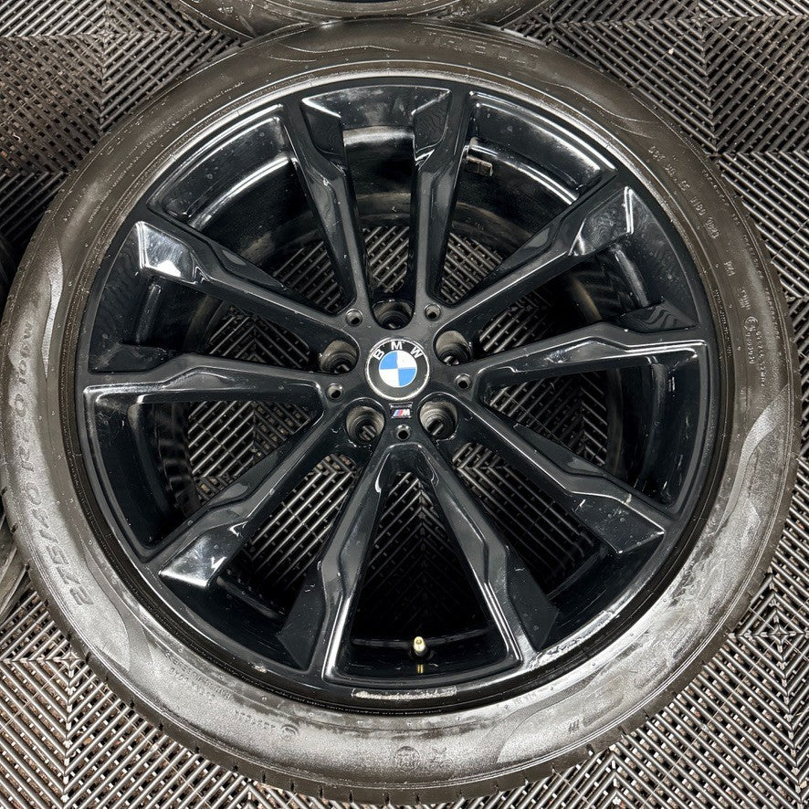 20'' BMW X3 X4 G01 G02 699 Black M Sport Wheels Tyres Alloys 801026 Genuine