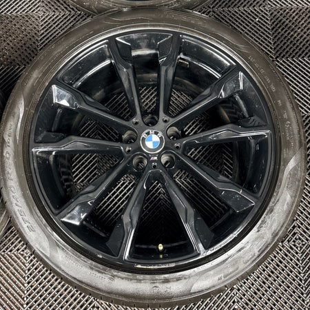 20'' BMW X3 X4 G01 G02 699 Black M Sport Wheels Tyres Alloys 801026 Genuine