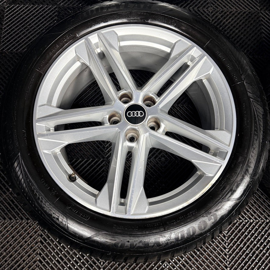 19'' Audi Q5 5 Double Spoke S Line Alloy Wheels Tyres 5X112 80A601025G Genuine