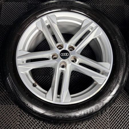 19'' Audi Q5 5 Double Spoke S Line Alloy Wheels Tyres 5X112 80A601025G Genuine