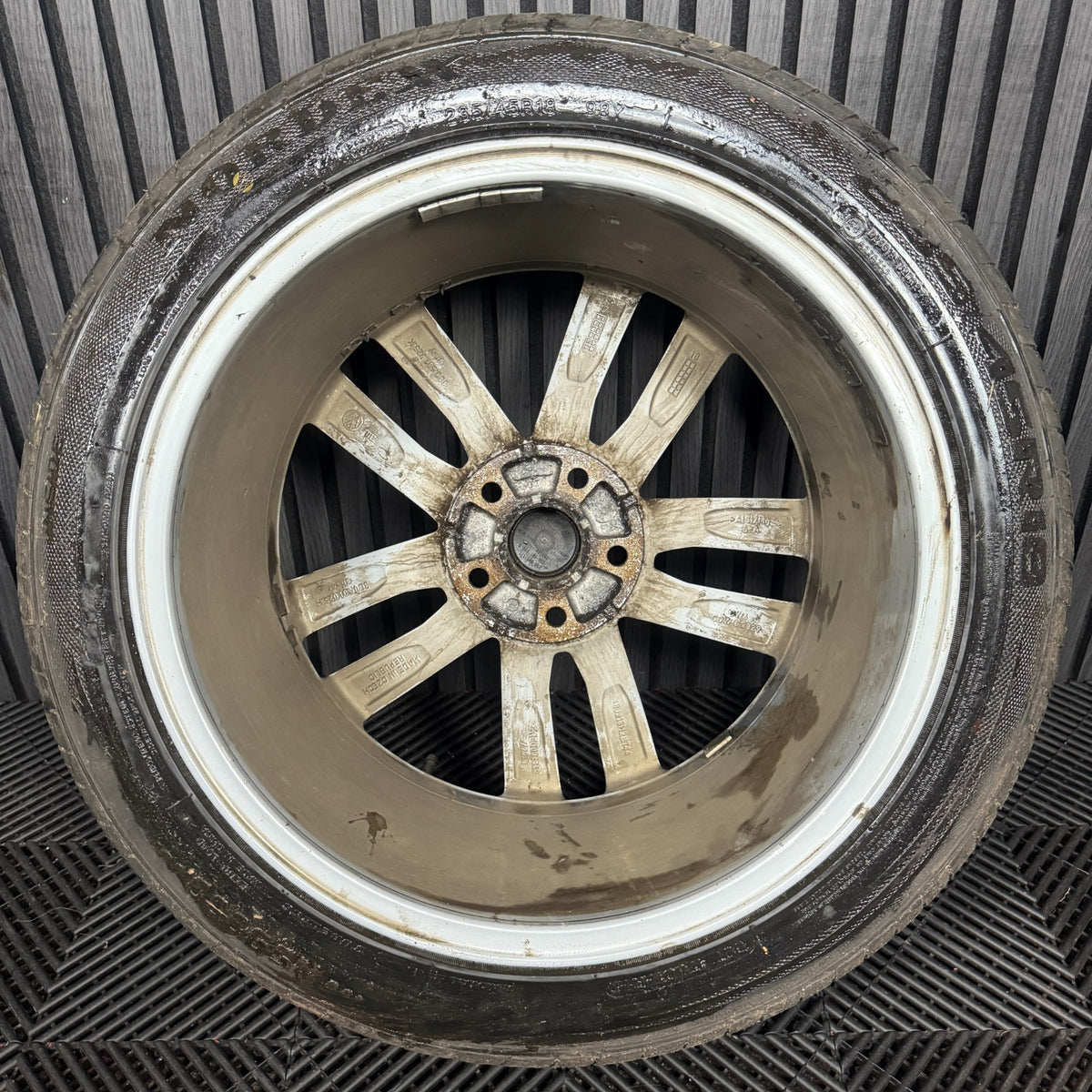 1X 18'' GENUINE VW PASSAT R LINE B8 DARTFORD GT GTE ALLOY WHEEL TYRE 3G0601025K