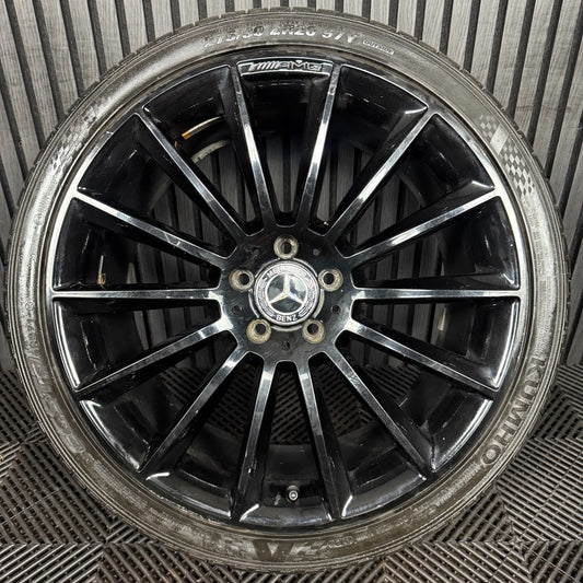 1X 20" GENUINE AMG MERCEDES E CLASS BLACK ALLOY WHEEL BACK W213 A2134012300 REAR