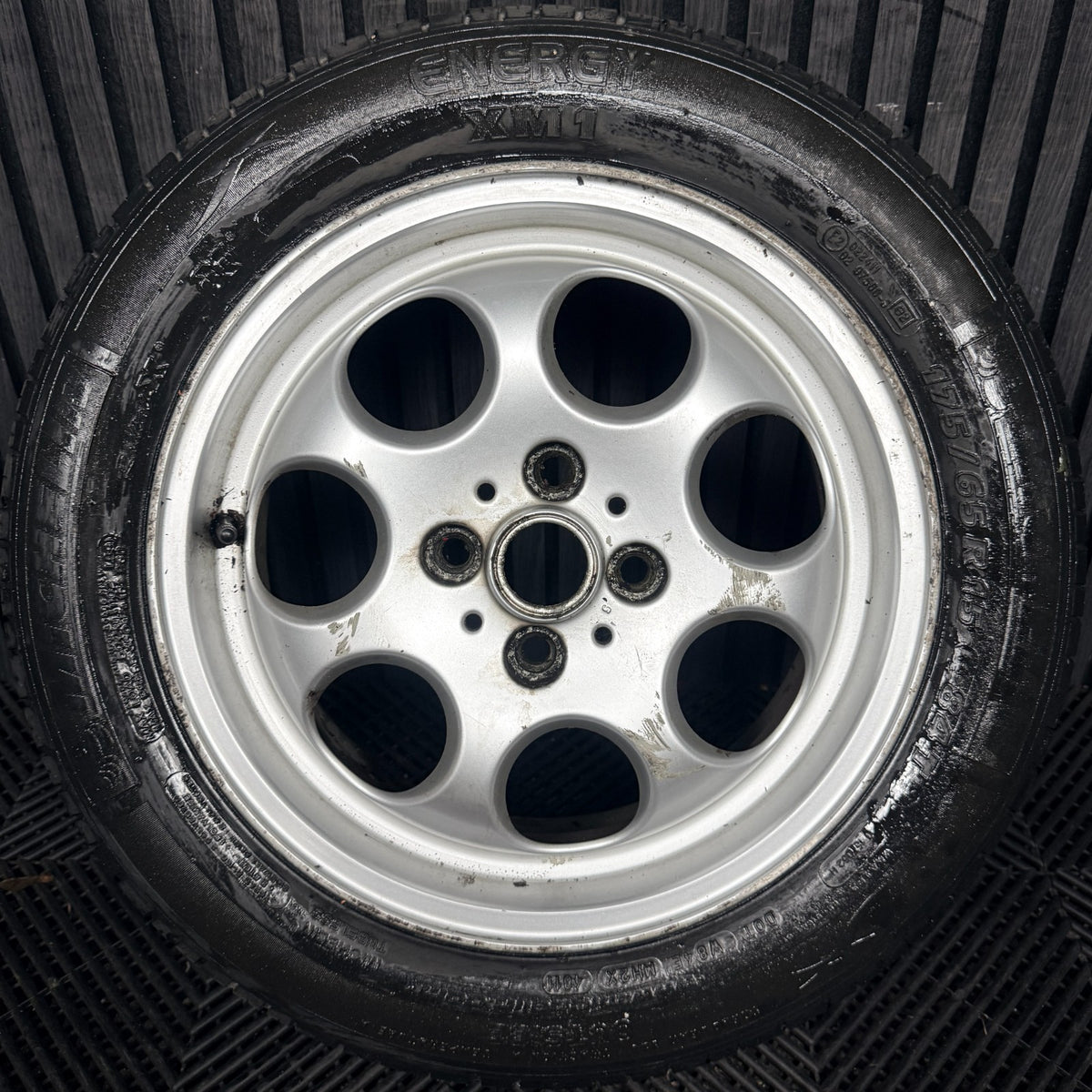 1X 15" MINI R50 R52 R56 One 7 Hole Teledial 81 Alloy Wheel Tyre 1512458 Genuine