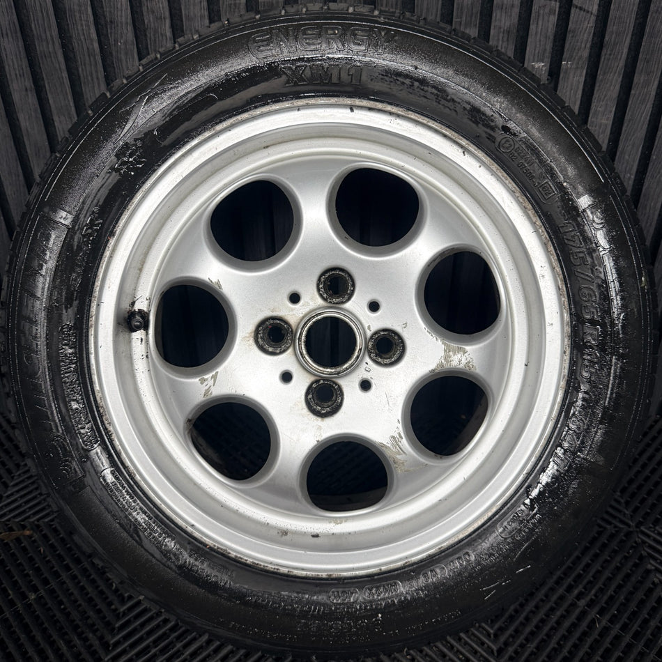1X 15" MINI R50 R52 R56 One 7 Hole Teledial 81 Alloy Wheel Tyre 1512458 Genuine