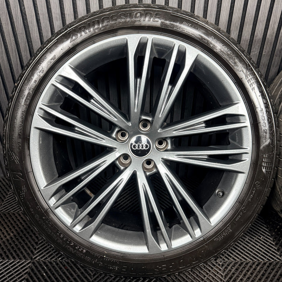20’’ Audi A7 S7 Line Grey A8 Alloy Wheels Tyres 4K8601025AK Genuine