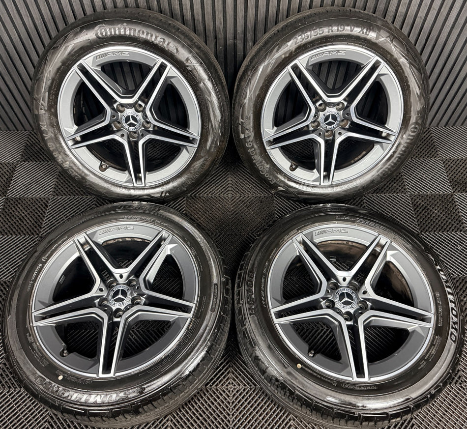 19'' Mercedes AMG GLC Coupe Sport Alloy Wheels Tyres A2534015300 Genuine