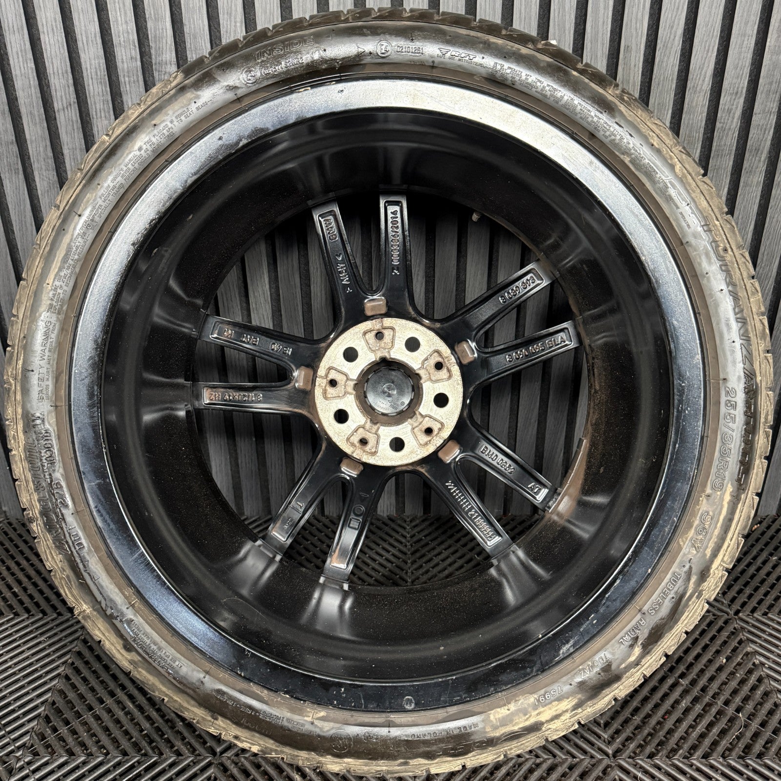 1X 19'' GENUINE BMW 3 SERIES 791 M SPORT 4 G20 BLACK ALLOY WHEEL 8090095 REAR