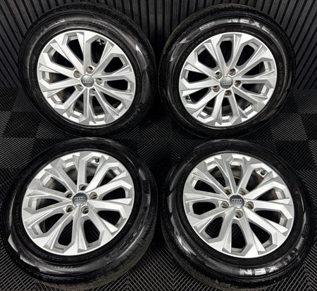 17'' Audi A4 A6 Silver B8 B9 C7 C6 Alloy Wheels Alloys Tyres 8W0601025L Genuine
