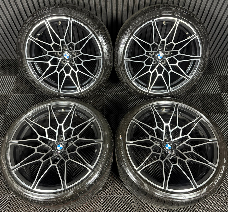 19'' 20'' GENUINE BMW M3 M4 826M COMPETITION PACK G80 G81 G82 ALLOY WHEELS TYRES