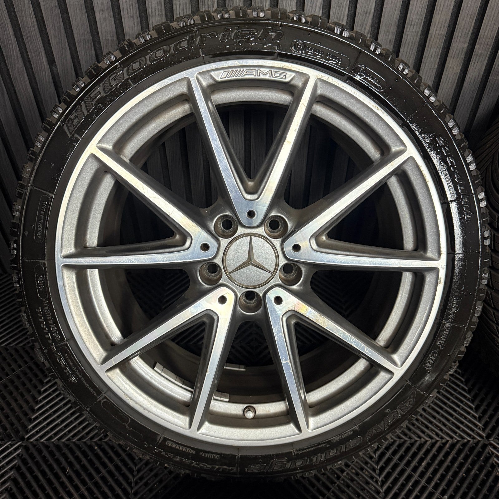 18" GENUINE MERCEDES AMG A CLASS CLA A45 CLA45 A35 WHEELS TYRES ALLOYS W176