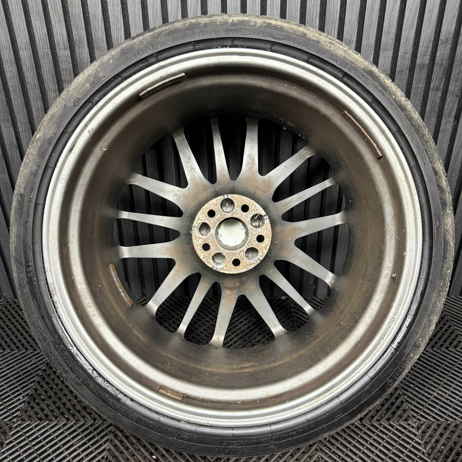 1X 21'' Maserati Ghibli 670011859 10.5 ET45 Grey Alloy Wheel Single Rear Genuine
