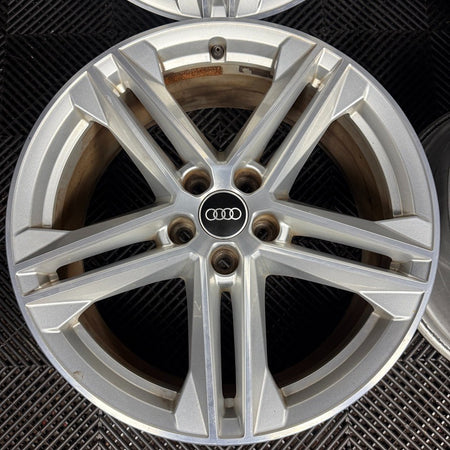 19'' Audi Q5 5 Double Spoke S Line Alloy Wheels 5X112 80A601025G Genuine