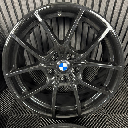 20" GENUINE BMW 5 SERIES 356 BLACK M SPORT F10 F11 F12 F13 F06 ALLOY WHEELS