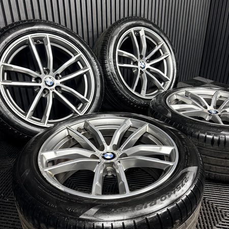 18'' BMW 5 Series 4 662 Grey DC M Sport G30 G31 Wheels Tyres Alloys Genuine