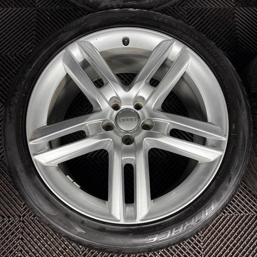 19'' GENUINE AUDI A6 C7 S LINE SILVER ALLOYS WHEELS TYRES 4G0601025BQ 5X112