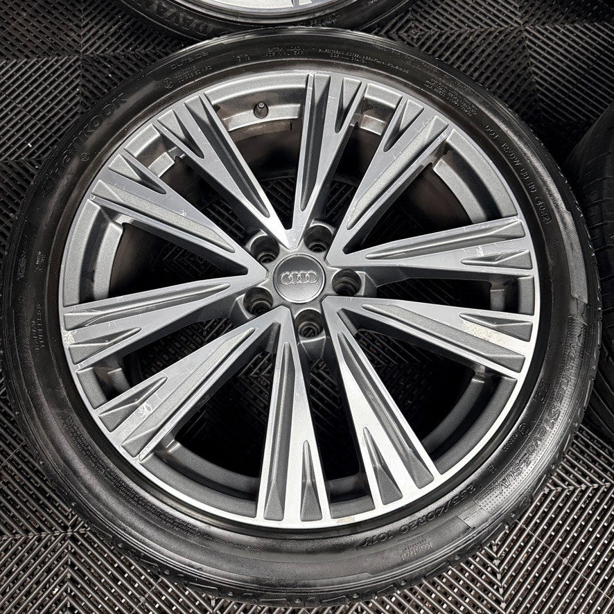 20'' Audi A6 C8 S Line 5 Double Spoke Alloy Wheels Tyres 4K0601025J Genuine