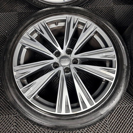 20'' Audi A6 C8 S Line 5 Double Spoke Alloy Wheels Tyres 4K0601025J Genuine