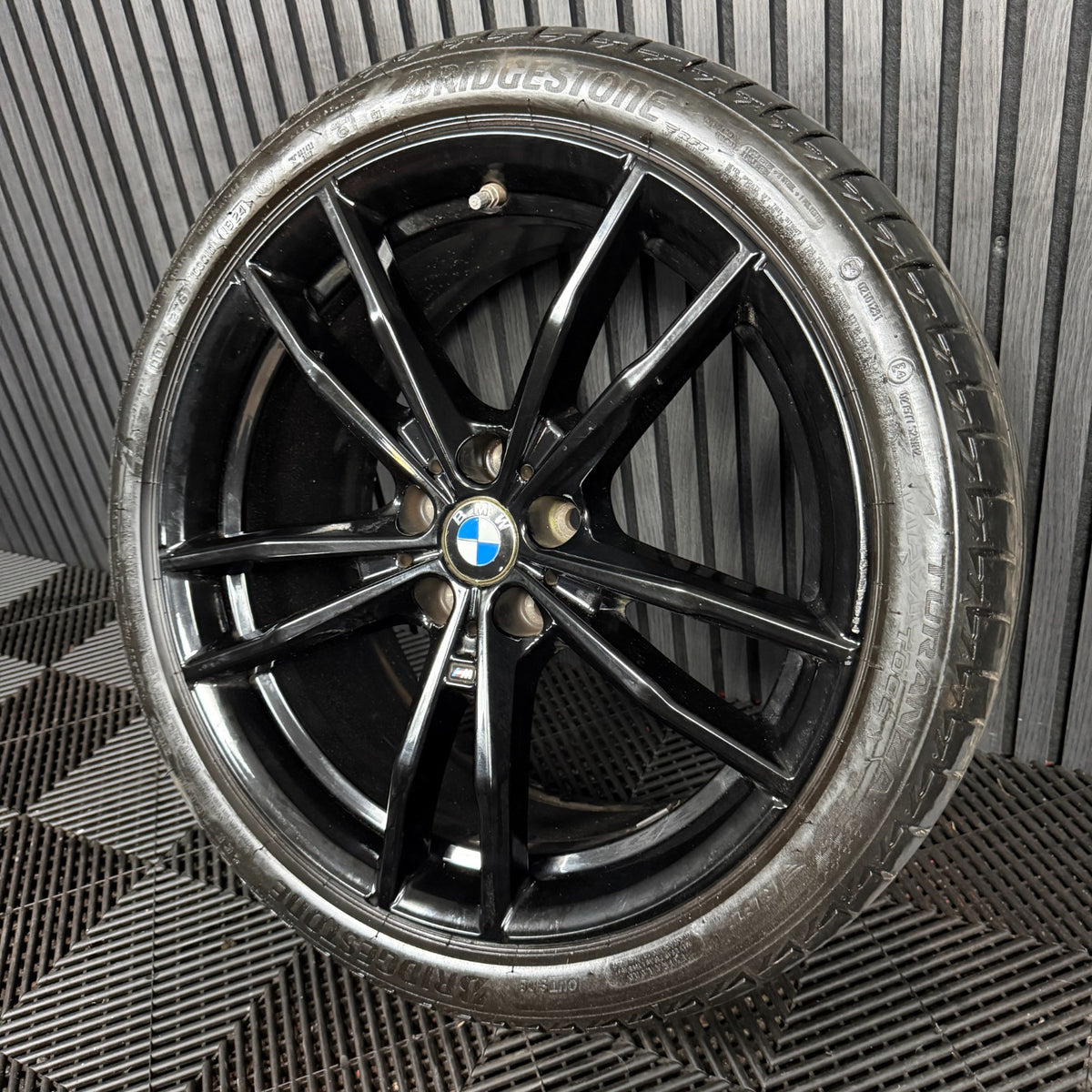 1X 19'' GENUINE BMW 3 SERIES 791 M SPORT 4 G20 BLACK ALLOY WHEEL 8090095 REAR