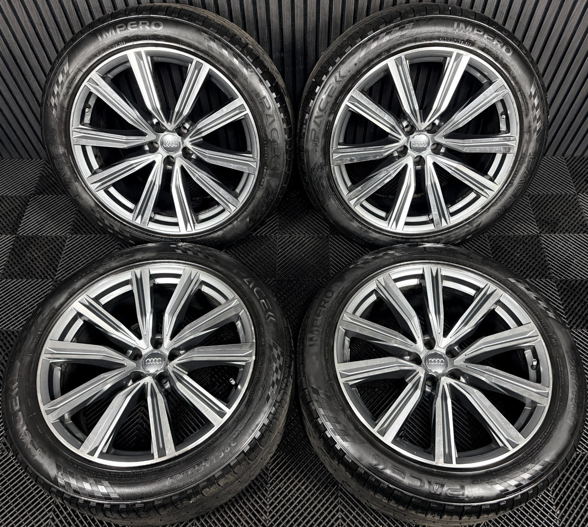 21'' Audi Q8 S Line Multispoke Alloy Wheels Alloys Tyres 4M8601025G Genuine