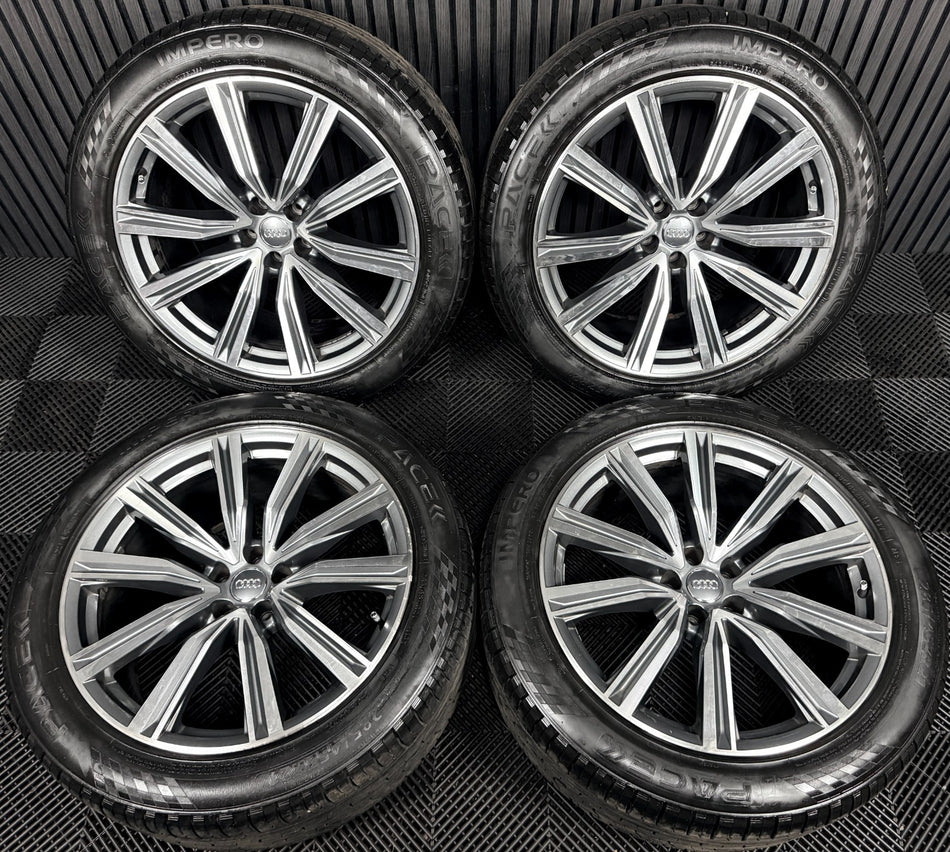 21'' Audi Q8 S Line Multispoke Alloy Wheels Alloys Tyres 4M8601025G Genuine