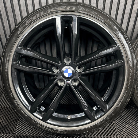 19" BMW 3 Series 704 Black M Sport F30 F31 F32 E90 Alloy Wheels Tyres Genuine