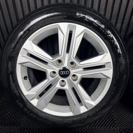 17'' Audi Q2 5 Double Spoke Alloy Wheels Tyres Alloys 81A601025AJ Genuine