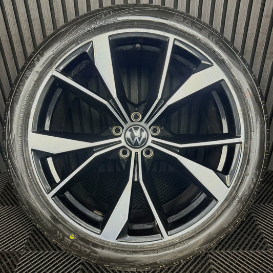 1X 20'' GENUINE VW TIGUAN MISANO R LINE 5NA601025AH DC ALLOY TYRE WHEEL SINGLE