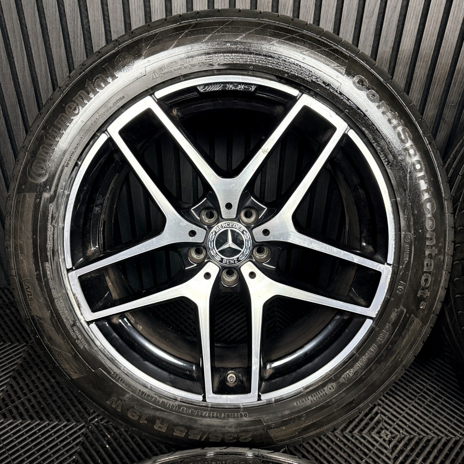 19'' Mercedes AMG GLC Black DC Sport Alloy Wheels Tyres Genuine A2534011800