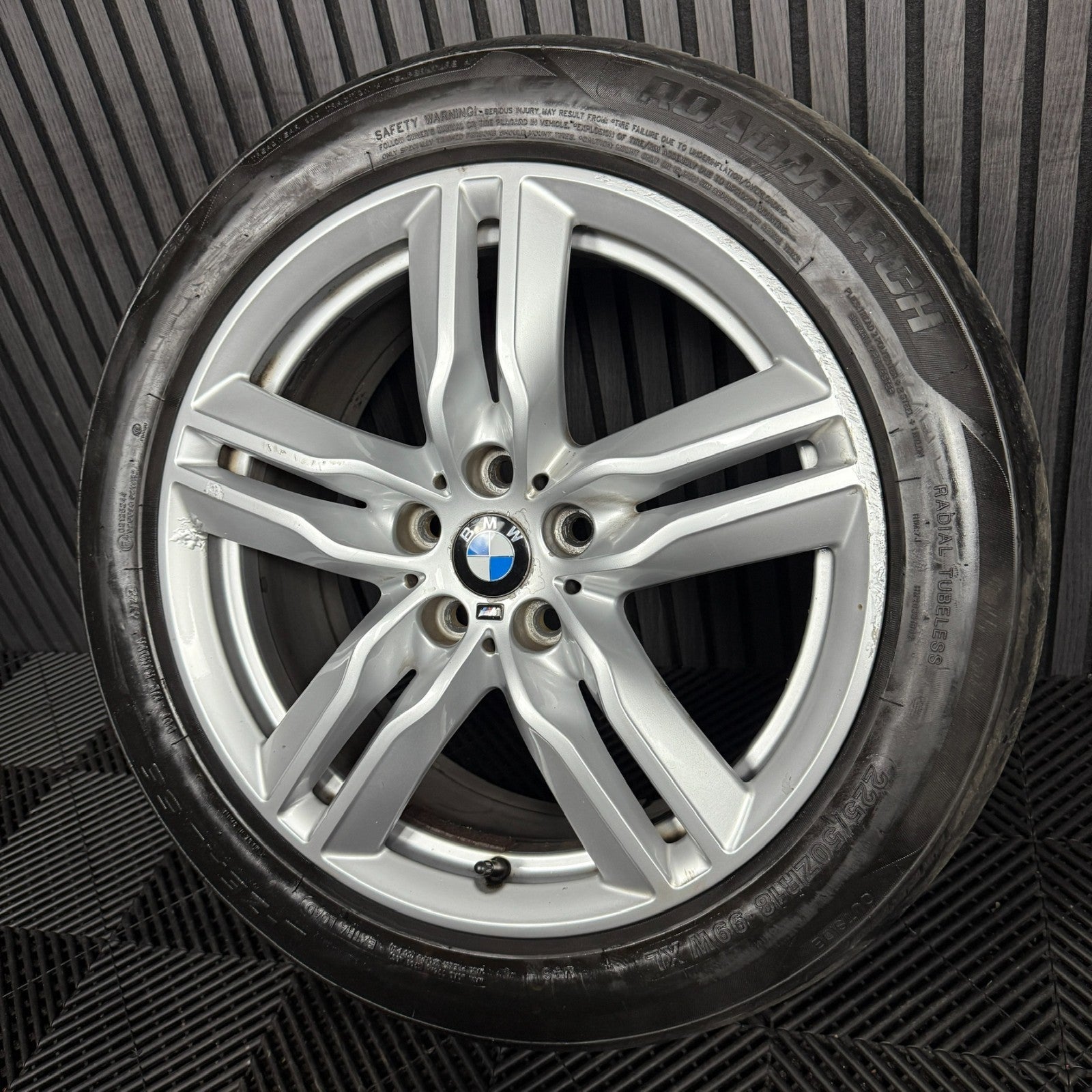 1X 18'' GENUINE BMW X1 570 F48 X2 F39 M SPORT ALLOY WHEEL TYRE 7850456 7.5J ET51