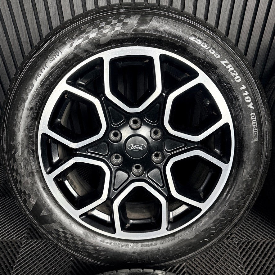 20'' Ford Ranger Black Dc Wildtrak Wheels Tyres Alloys Genuine N1WC-1007-E1B
