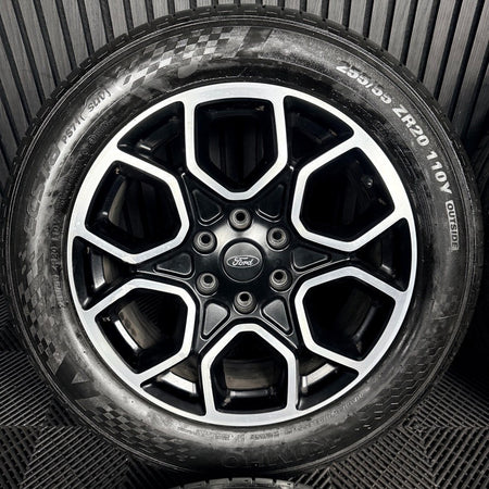 20'' Ford Ranger Black Dc Wildtrak Wheels Tyres Alloys Genuine N1WC-1007-E1B