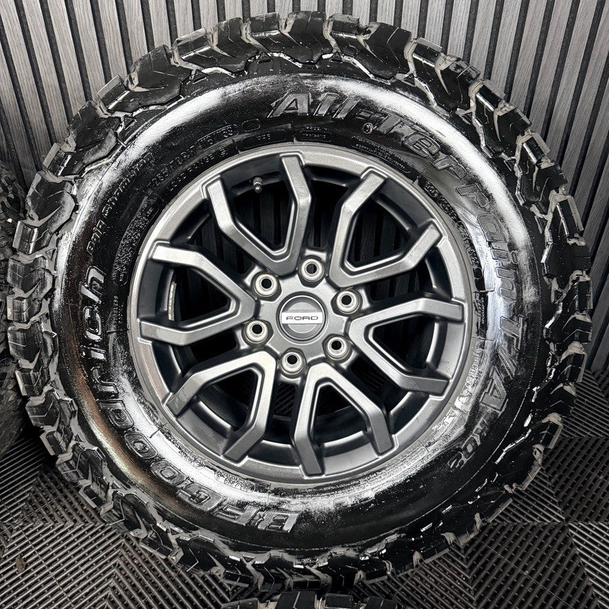 17'' Ford Ranger Raptor Grey Alloy Wheels Tyres Alloys Genuine N1WC-1007-D1A