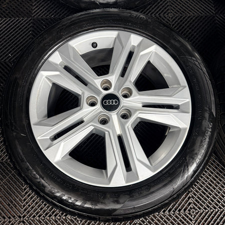 17'' Audi Q2 5 Double Spoke Alloy Wheels Tyres Alloys 81A601025AJ Genuine