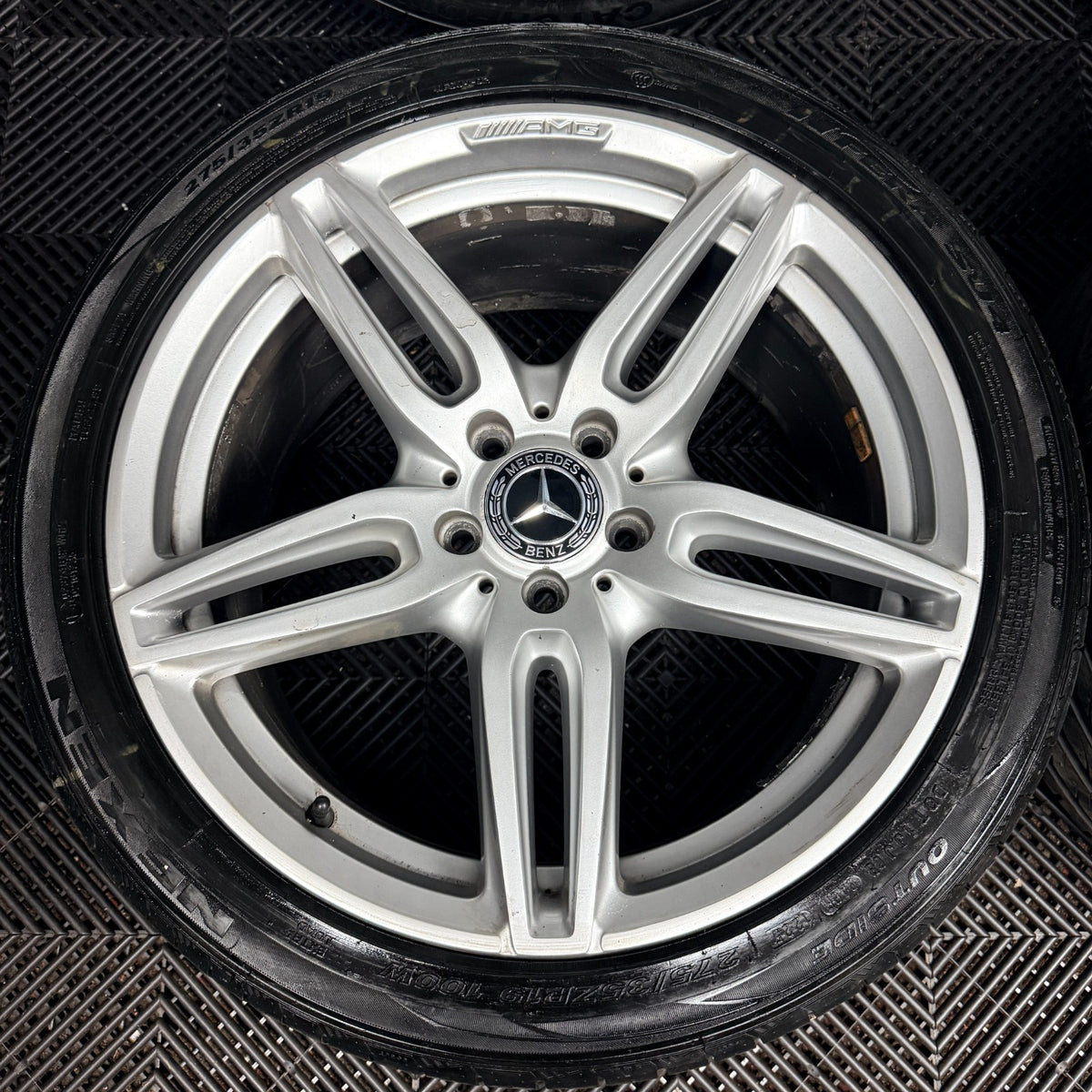19'' Mercedes AMG E Class W213 Silver Sport Alloy Wheels Tyres Alloys Genuine