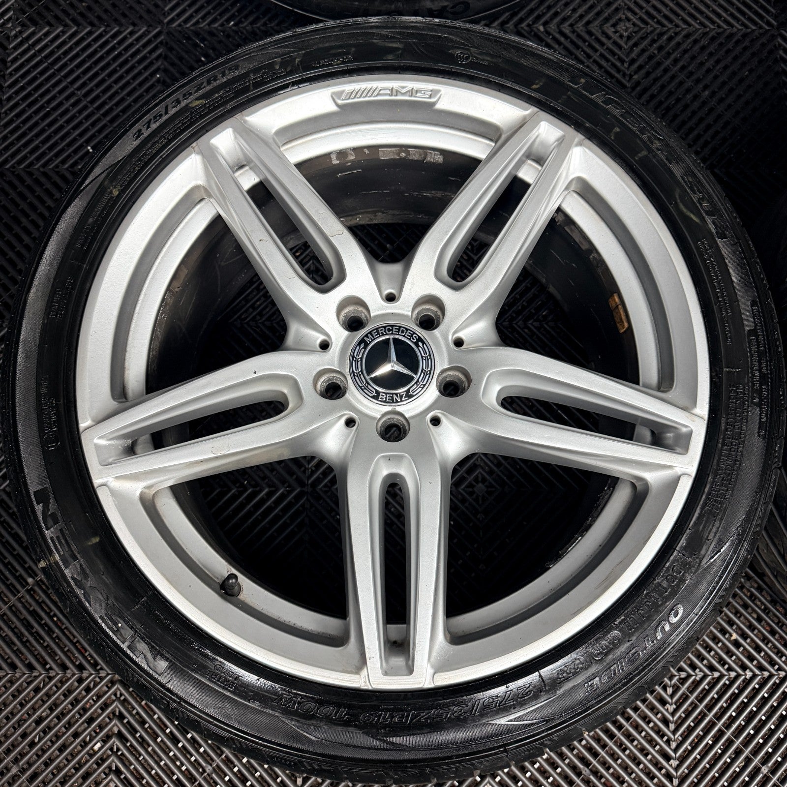 19'' Mercedes AMG E Class W213 Silver Sport Alloy Wheels Tyres Alloys Genuine