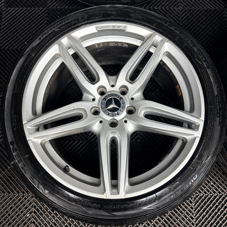 19'' Mercedes AMG E Class W213 Silver Sport Alloy Wheels Tyres Alloys Genuine