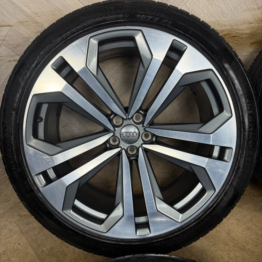 22'' GENUINE AUDI SQ8 Q8 S LINE ALLOY WHEELS ALLOYS TYRES 4M8601025K