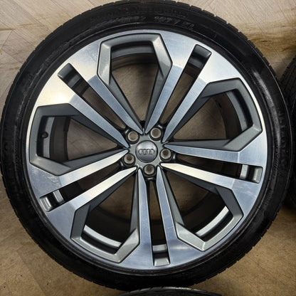 22'' GENUINE AUDI SQ8 Q8 S LINE ALLOY WHEELS ALLOYS TYRES 4M8601025K