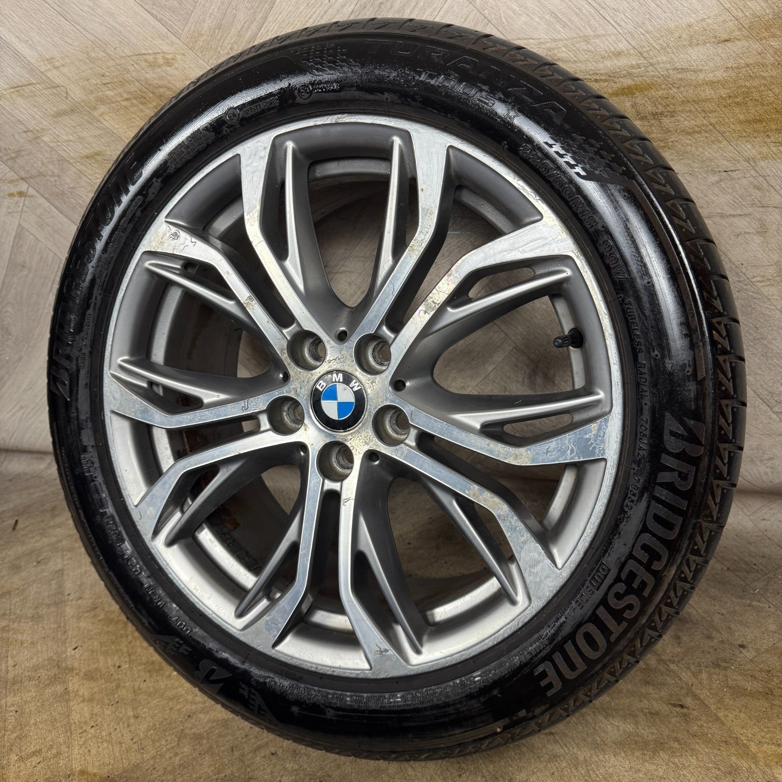 1X 18'' GENUINE BMW X1 566 F48 X1 F39 ALLOY WHEEL TYRE 6856067 7.5J ET51