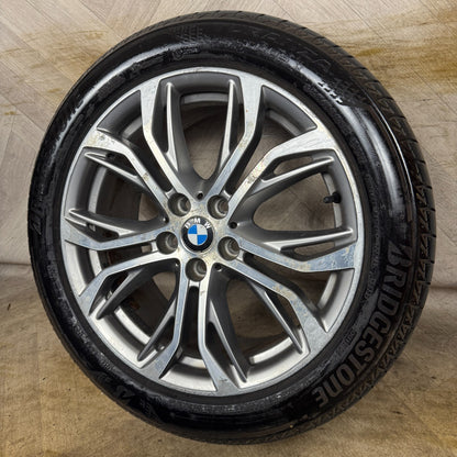 1X 18'' GENUINE BMW X1 566 F48 X1 F39 ALLOY WHEEL TYRE 6856067 7.5J ET51